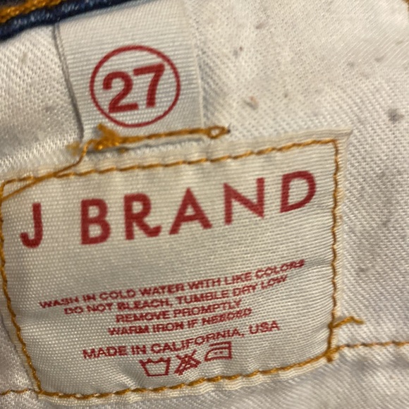 J Brand Dark Wash Trouser Jean Indigo - Picture 7 of 7